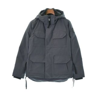 カナダグース(CANADA GOOSE)のCANADA GOOSE ダウンジャケット/ダウンベスト S グレー 【古着】【中古】(ダウンジャケット)