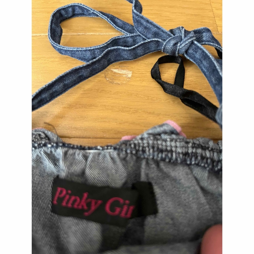 PinkyGirls(ピンキーガールズ)のPinkyGirlsデニムワンピース レディースのワンピース(ひざ丈ワンピース)の商品写真