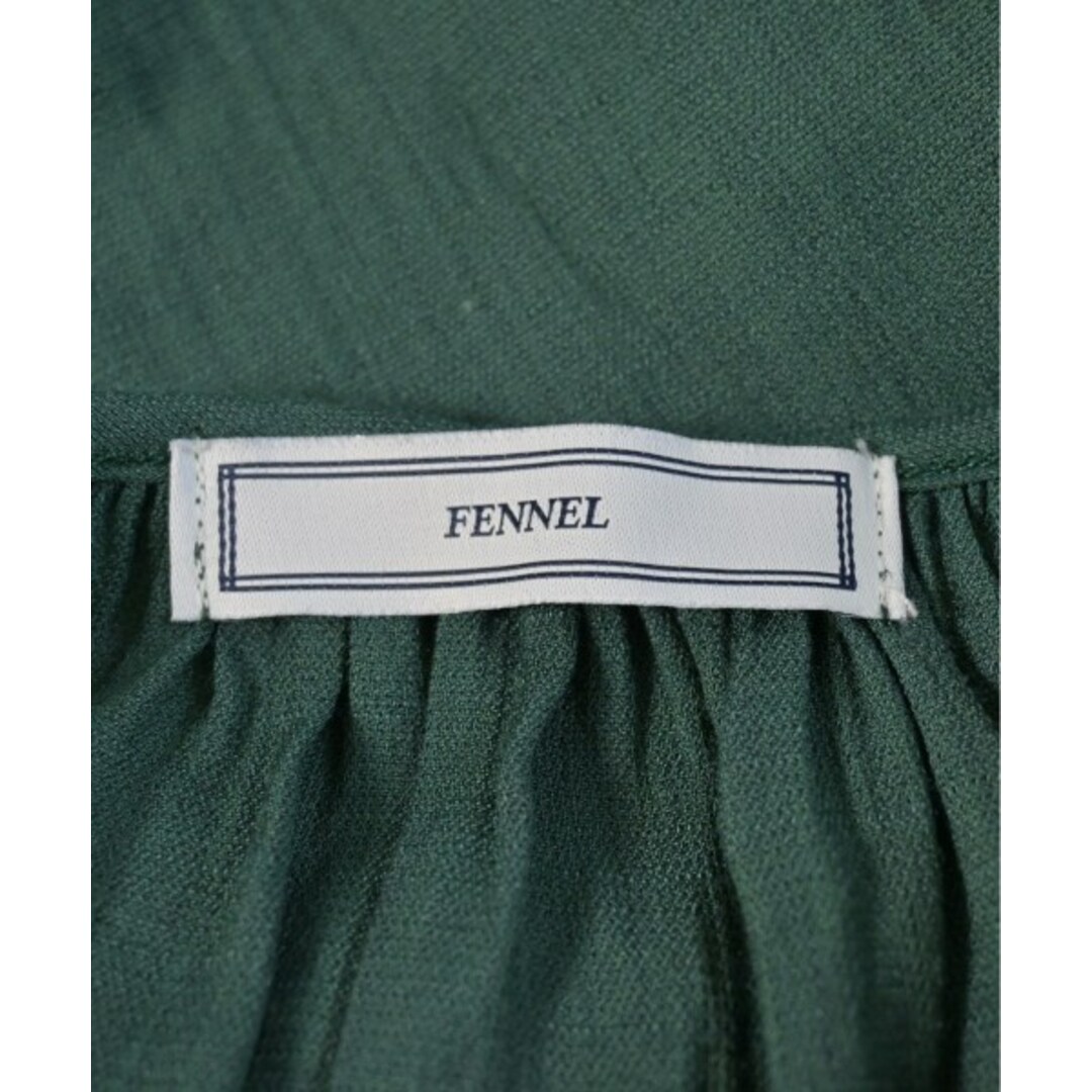 FENNEL フェンネル ブラウス 38(M位) 緑 【古着】【中古】 レディースのトップス(シャツ/ブラウス(長袖/七分))の商品写真