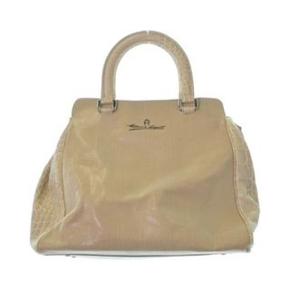 アイグナー(AIGNER)のAIGNER アイグナー トートバッグ - ベージュ 【古着】【中古】(トートバッグ)