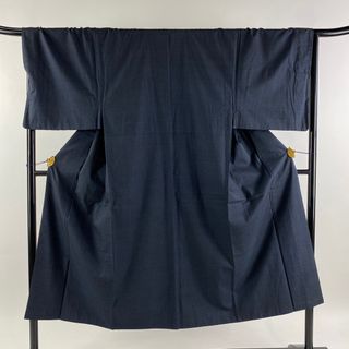 男着物 身丈144.5cm 裄丈70cm 正絹 優品 【中古】(着物)