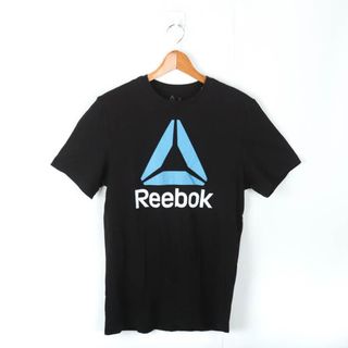 リーボック(Reebok)のリーボック 半袖Tシャツ ロゴT コットン スポーツウエア 大きいサイズ メンズ Oサイズ 黒×青×白 Reebok(Tシャツ/カットソー(半袖/袖なし))