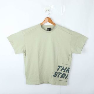 アディダス(adidas)のアディダス 半袖Tシャツ グラフィックT 3ストライプス スポーツウエア メンズ Sサイズ グリーン adidas(Tシャツ/カットソー(半袖/袖なし))