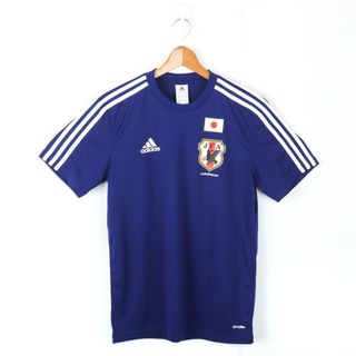 アディダス(adidas)のアディダス 半袖Tシャツ サッカー 日本代表 ユニフォーム クライマライト メンズ Mサイズ 青×白 adidas(Tシャツ/カットソー(半袖/袖なし))