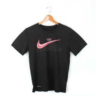 ナイキ(NIKE)のナイキ 半袖Tシャツ ロゴT スポーツウエア ドライフィット メンズ Sサイズ 黒×ピンク NIKE(Tシャツ/カットソー(半袖/袖なし))