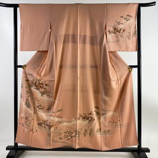 訪問着 身丈156cm 裄丈63cm 正絹 美品 優品 【中古】(着物)