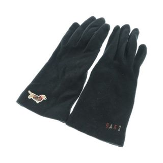 ダックス(DAKS)のDAKS ダックス 手袋 - 黒 【古着】【中古】(手袋)