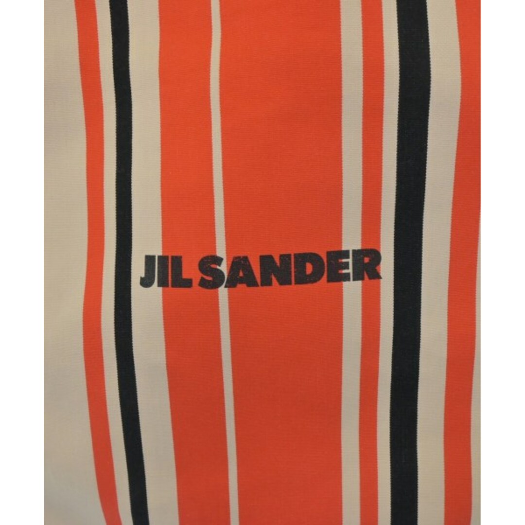 Jil Sander(ジルサンダー)のJIL SANDER ジルサンダー トートバッグ - ベージュxオレンジx黒 【古着】【中古】 レディースのバッグ(トートバッグ)の商品写真