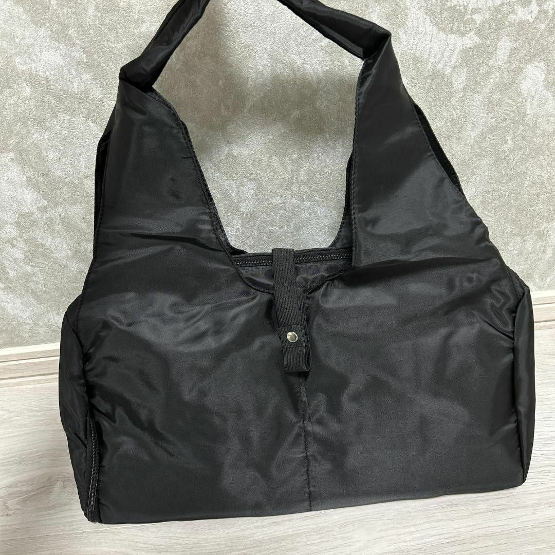 ボストンバッグ ナイロン ブラック 大容量 軽量 ジム 旅行 バッグ 黒 レディースのバッグ(ボストンバッグ)の商品写真