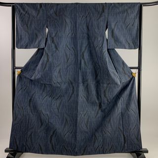 大島紬 身丈163.5cm 裄丈64cm 正絹 秀品 【中古】(着物)