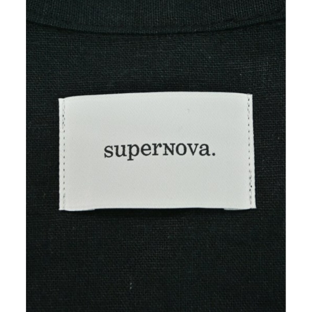 supernova スーパーノヴァ カジュアルシャツ S 黒 【古着】【中古】 メンズのトップス(シャツ)の商品写真