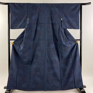 紬 身丈164.5cm 裄丈63.5cm 正絹 美品 秀品 【中古】(着物)