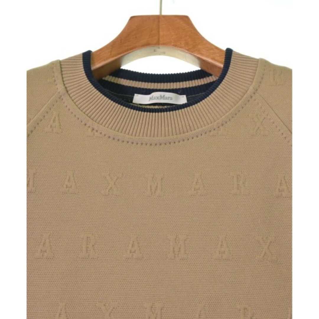 Max Mara(マックスマーラ)のMax Mara マックスマーラ ワンピース -(M位) ベージュ 【古着】【中古】 レディースのワンピース(ひざ丈ワンピース)の商品写真