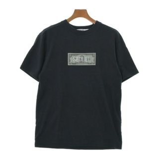 シークエル(SEQUEL)のSEQUEL シークエル Tシャツ・カットソー S 紺 【古着】【中古】(Tシャツ/カットソー(半袖/袖なし))