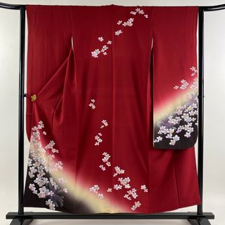 振袖 身丈155cm 裄丈63cm 正絹 名品 【中古】(着物)