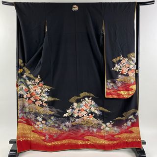 振袖 身丈166cm 裄丈67.5cm 正絹 名品 【中古】(着物)