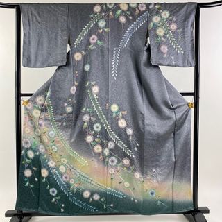 訪問着 身丈159cm 裄丈63.5cm 正絹 美品 名品 【中古】(着物)