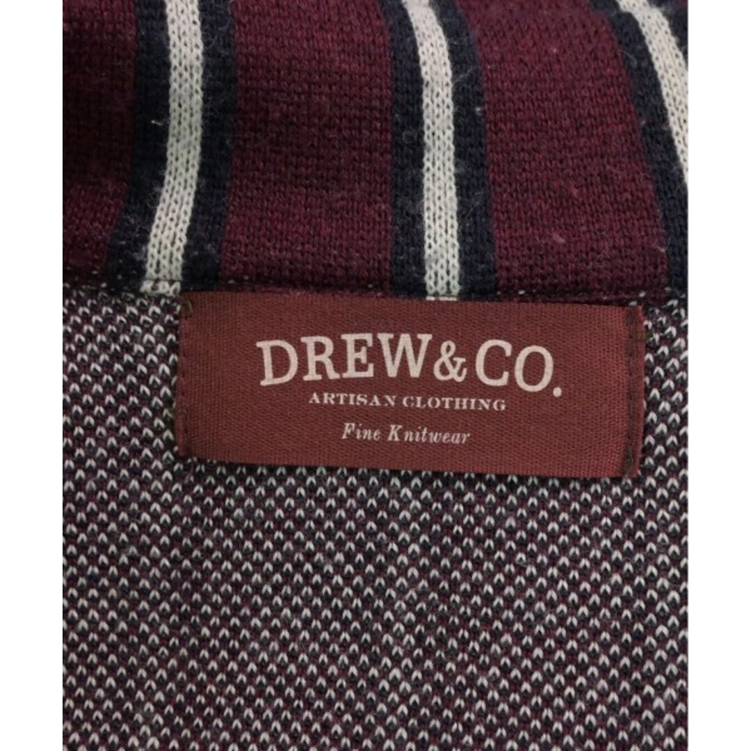 DREW&CO カジュアルジャケット S 赤x白x黒(ストライプ) 【古着】【中古】 メンズのジャケット/アウター(テーラードジャケット)の商品写真