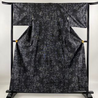 紬 身丈160cm 裄丈63.5cm 正絹 美品 名品 【中古】(着物)