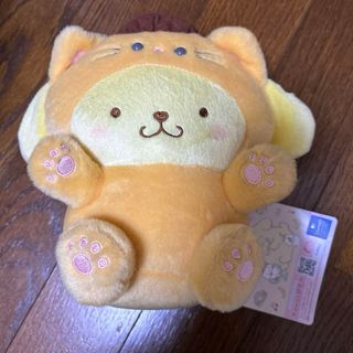 タグ付き にゃんころりんぬいぐるみ ポムポムプリン(キャラクターグッズ)