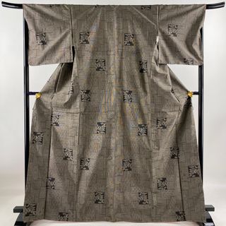 紬 身丈169cm 裄丈66.5cm 正絹 美品 名品 【中古】(着物)