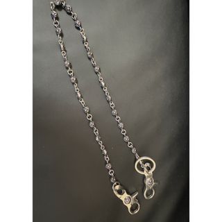 クロムハーツ(Chrome Hearts)のステンレス クロスウォレットチェーン シルバーボールウォレットチェーン(その他)