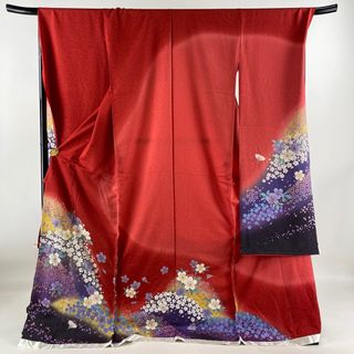 振袖 身丈182cm 裄丈72cm 正絹 美品 名品 【中古】(着物)