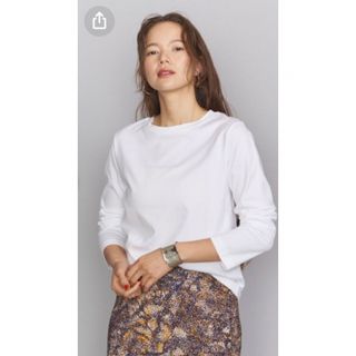 ビューティアンドユースユナイテッドアローズ(BEAUTY&YOUTH UNITED ARROWS)のビューティ＆ユース　コットンクルーネックロングスリーブTシャツ(Tシャツ(長袖/七分))