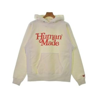 ヒューマンメイド(HUMAN MADE)のHUMAN MADE ヒューマンメイド パーカー M 白 【古着】【中古】(パーカー)