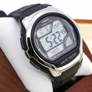 カシオ(CASIO)の◆希少 稼働 CASIO wave ceptor 腕時計 デジタル ライト c(腕時計(デジタル))