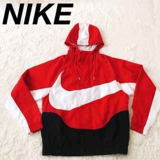 ナイキ(NIKE)のNIKE ナイキ ナイロンジャケット ビックスウォッシュ パーカー S 美品(ナイロンジャケット)