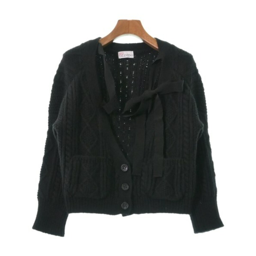 バレンチノ R.E.D VALENTINO カーディガン サイズ46 XL 黒 バレンチノ R.E.D VALENTINO カーディガン サイズ46 XL 黒