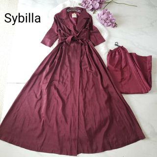 シビラ(Sybilla)のSybilla 玉虫色 ペチコート付き ロングワンピース  Lサイズ(ロングワンピース/マキシワンピース)