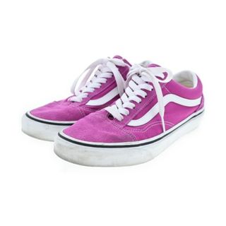 ヴァンズ(VANS)のVANS バンズ スニーカー 24.5cm ピンク 【古着】【中古】(スニーカー)