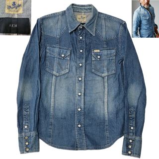 エイケイエム(AKM)の【大人気】エーケーエム AKM ラングラー Wrangler デニムシャツ M(シャツ)