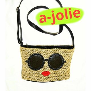 アジョリー(a-jolie)のa-jolie アジョリー ショルダー BAG 刺繍ビジュー サコッシュ バッグ(ショルダーバッグ)