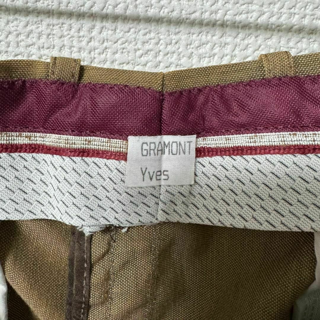 90s 古着 ノーブランド スラックス ワンタック ストレート ボトムス メンズのパンツ(スラックス)の商品写真