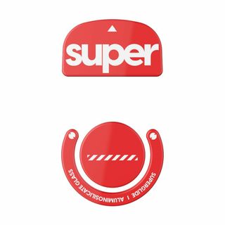 【色: レッド】Superglide2 マウスソール for Logicool (その他)