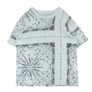 Sacai サカイ Ｔシャツ 20-02343M Dr.Woo ドクターウー Bandana Print T-Shirt バンダナ プリント 半袖 Tシャツ ホワイト系 3【中古】