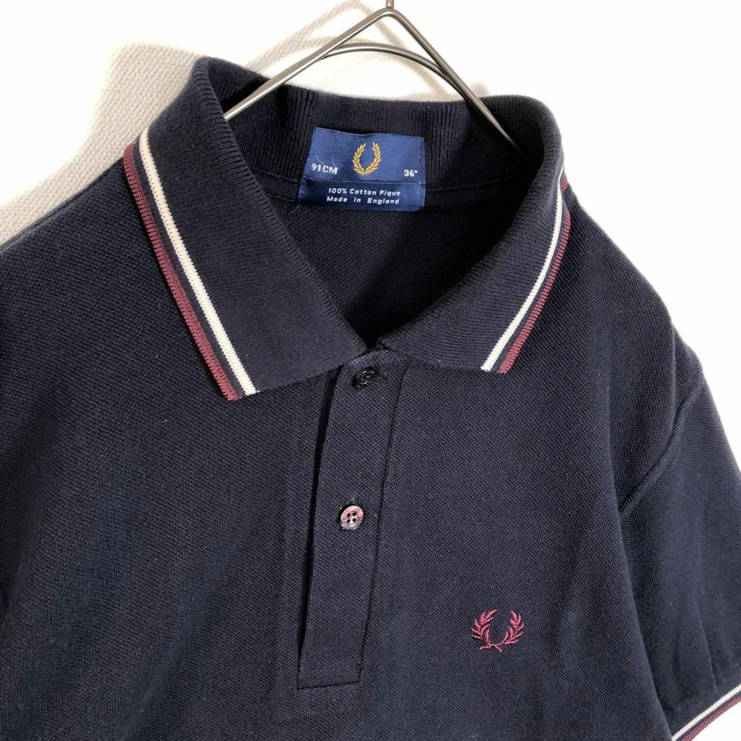 FRED PERRY(フレッドペリー)のFRED PERRY フレッドペリー　イングランド製　M12 ポロシャツ　1 メンズのトップス(ポロシャツ)の商品写真