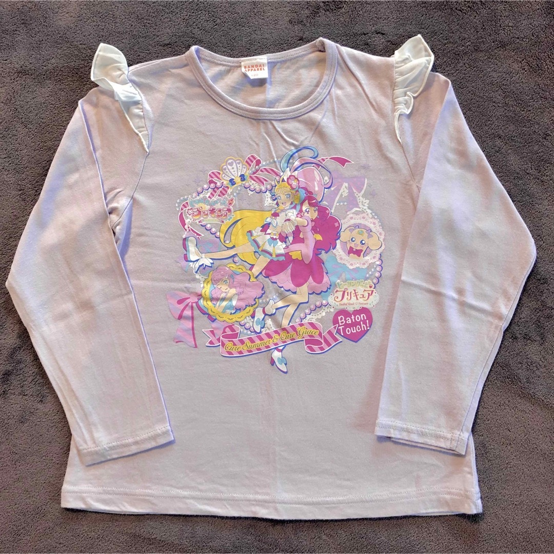 BANDAI(バンダイ)の120cmヒーリングっどプリキュア &トロピカルージュプリキュア 長袖Tシャツ エンタメ/ホビーのおもちゃ/ぬいぐるみ(キャラクターグッズ)の商品写真