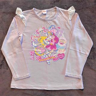 バンダイ(BANDAI)の120cmヒーリングっどプリキュア &トロピカルージュプリキュア 長袖Tシャツ(キャラクターグッズ)