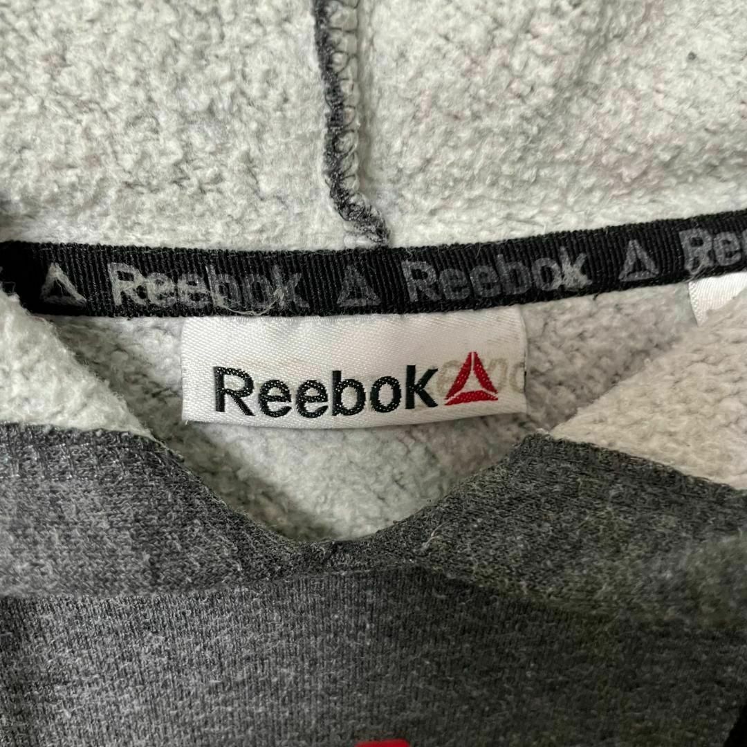 Reebok(リーボック)の90s 古着 Reebok プルオーバーパーカー XL でかロゴ ゆるだぼ メンズのトップス(パーカー)の商品写真