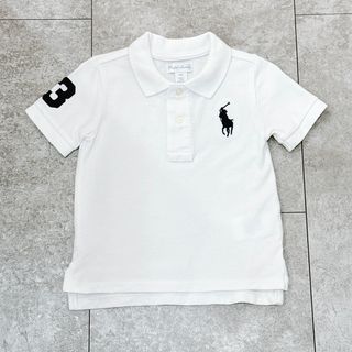 POLO ラルフローレン 半袖 ポロシャツ 白 18M キッズ 80cm