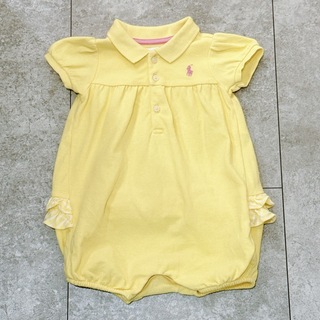 Ralph Lauren - ラルフローレン ベビー ロンパース 黄色 赤ちゃん 70cm 美品