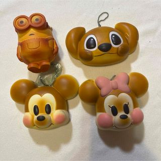 ディズニー(Disney)のディズニー キャラクター スクイーズ キーチェーン まとめ売り(キーホルダー)