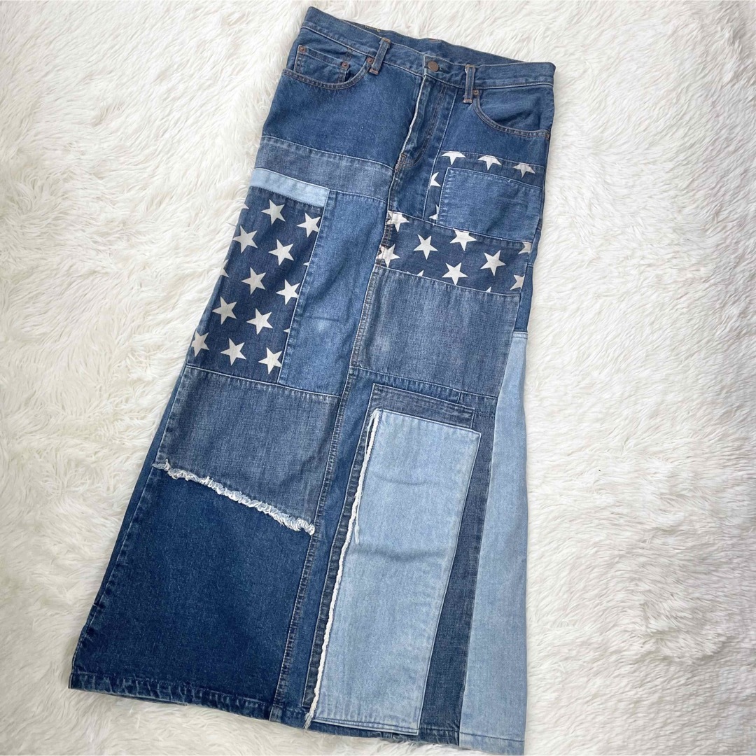 HYSTERIC GLAMOUR - ヒステリックグラマー デニムロングスカート HYSTERIC GLAMOUR - ヒステリックグラマー デニムロングスカート