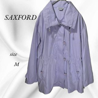 SAXFORD フルジップ ブルゾン ジャンパー　防寒　パープル　裏地なし M(ブルゾン)