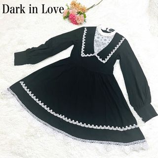 【美品】Dark in Love ダークインラブ ゴシックワンピース  ロリータ(ひざ丈ワンピース)