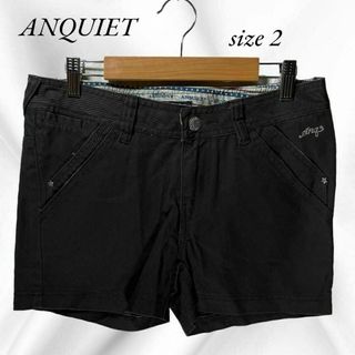 アンクワイエット(ANQUIET)のANQUIET アンクワイエット　ショートパンツ　デニムパンツ　M(ショートパンツ)